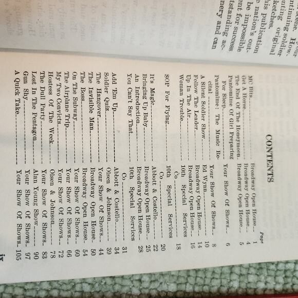 1943 Soldier Shows Guide Volume X WWII US Army Theater Book Infantry Journal - Picture 10 of 13